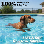 Waterproof Dog Collar That Doesn'T Smell Soft Silicone with Strong Metal Buckle